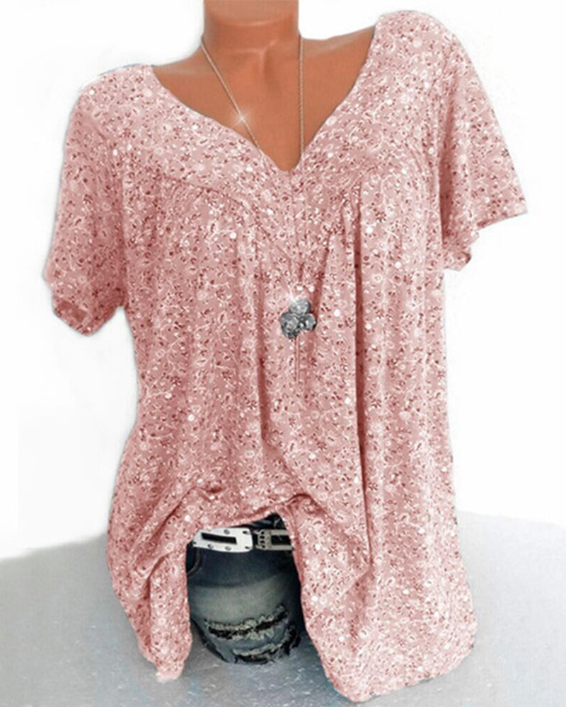 Camiseta Estampada Feminina Soltinha