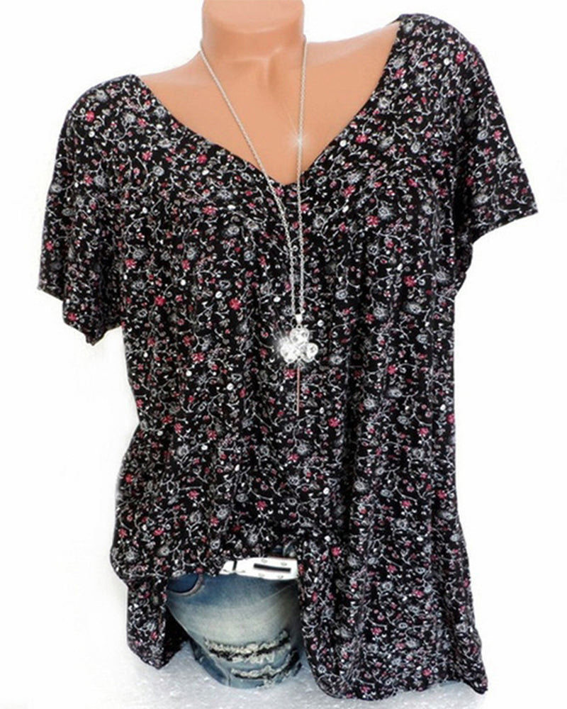 Camiseta Estampada Feminina Soltinha