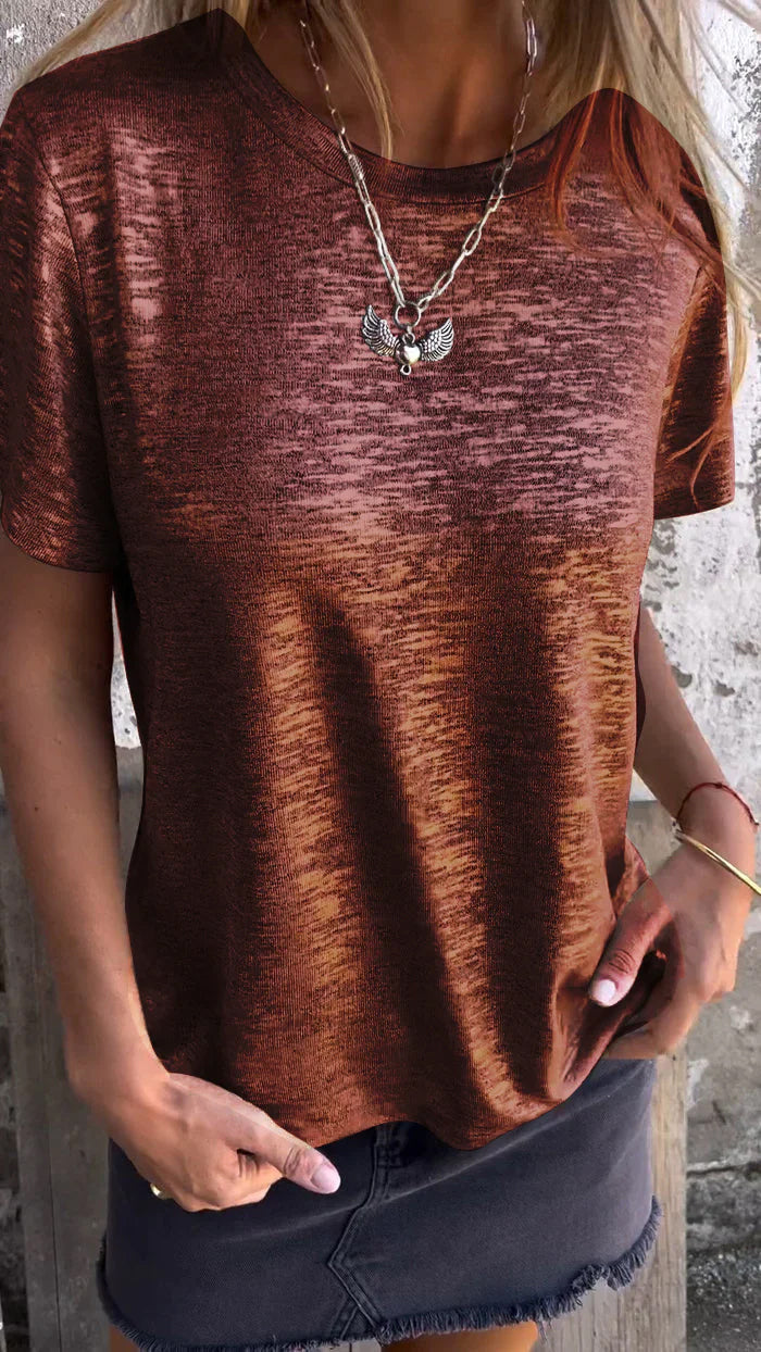 Camiseta Feminina Gola Redonda Nicole - 7