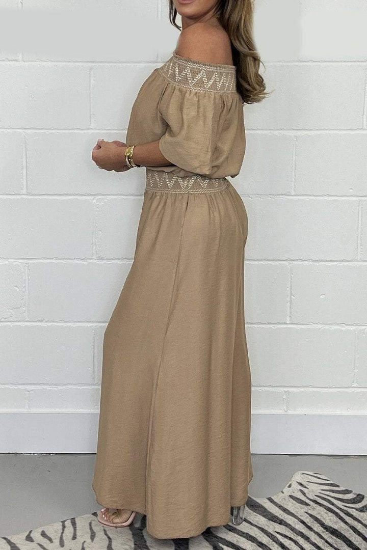 Conjunto de Calça e Top com Bordado Franjado