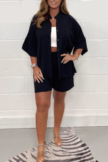Conjunto de Camisa Casual com Shorts