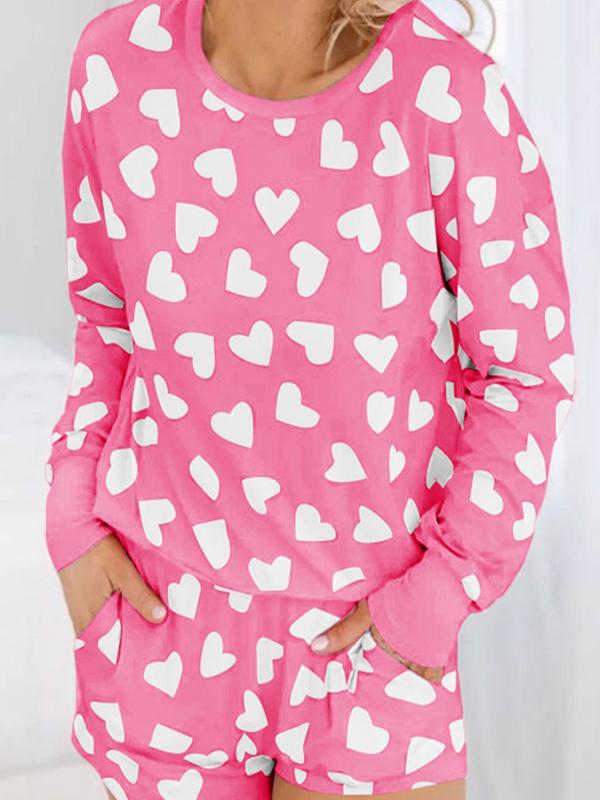 Conjunto de Duas Peças com Estampa de Amor para o Dia dos Namorados