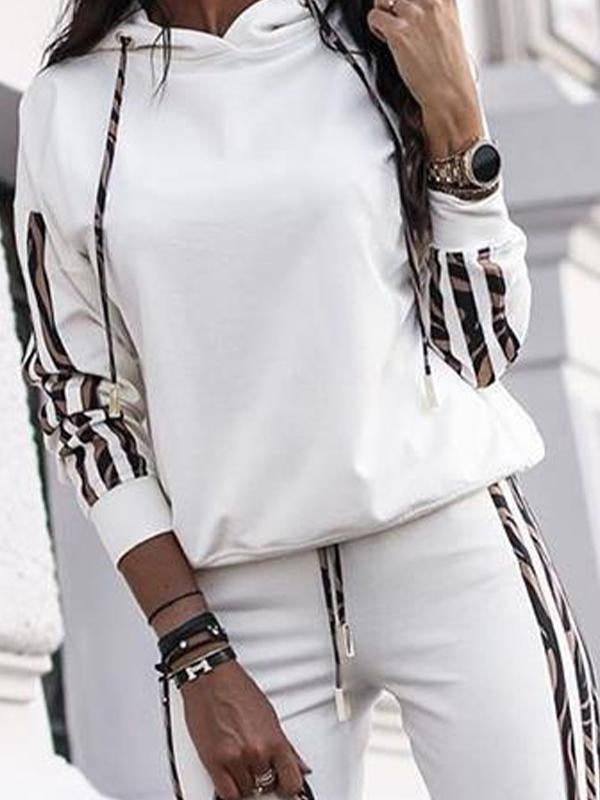 Conjunto Esportivo de Duas Peças Casual