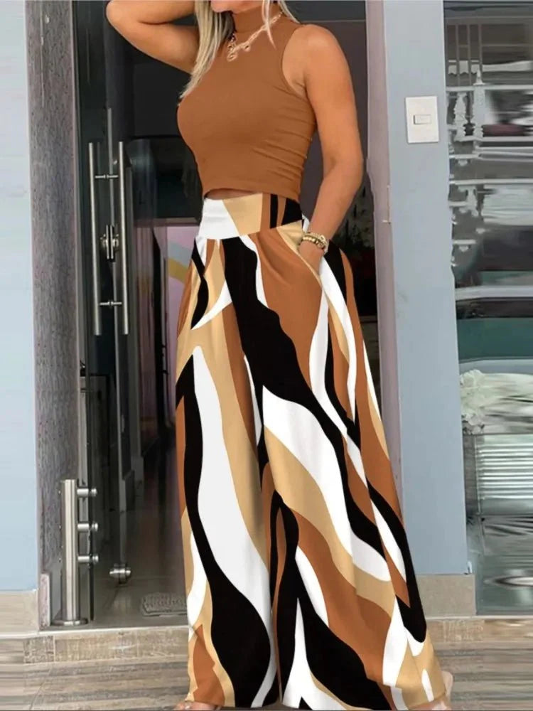 Conjunto Feminino Modelo De Blusa Para Usar Com Calça Pantalona