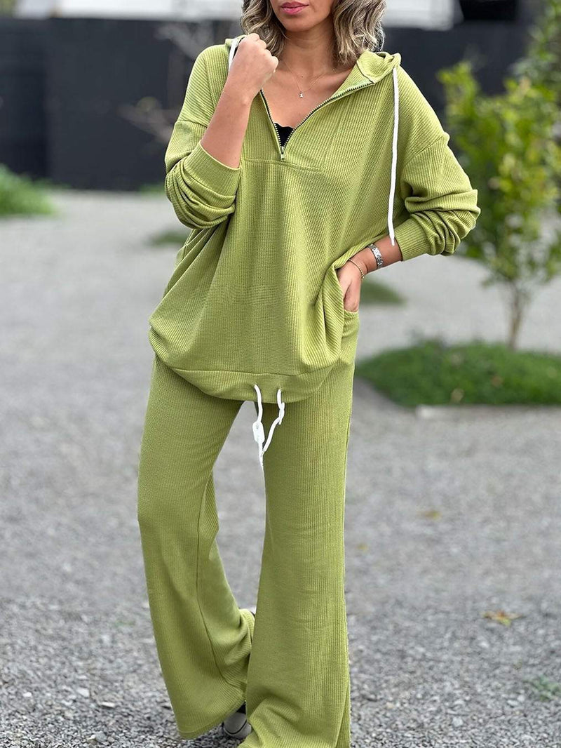 Conjunto Feminino Casual Contrastante