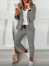 Conjunto Feminino Casual Xadrez