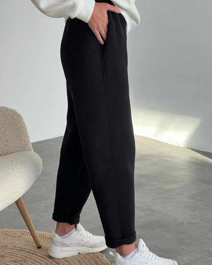 Conjunto Feminino de Botões com Gola Alta de Duas Peças - 10