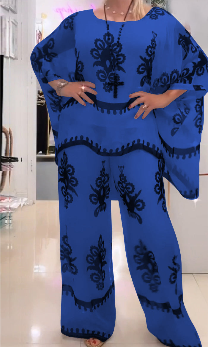 Conjunto Feminino Estampado de Duas Peças