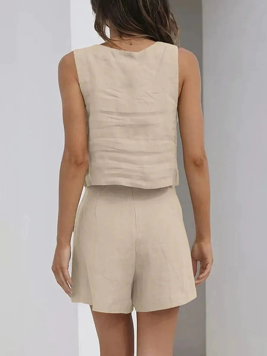 Conjunto Short e Regata Gola Quadrada - Oferta Única - 3