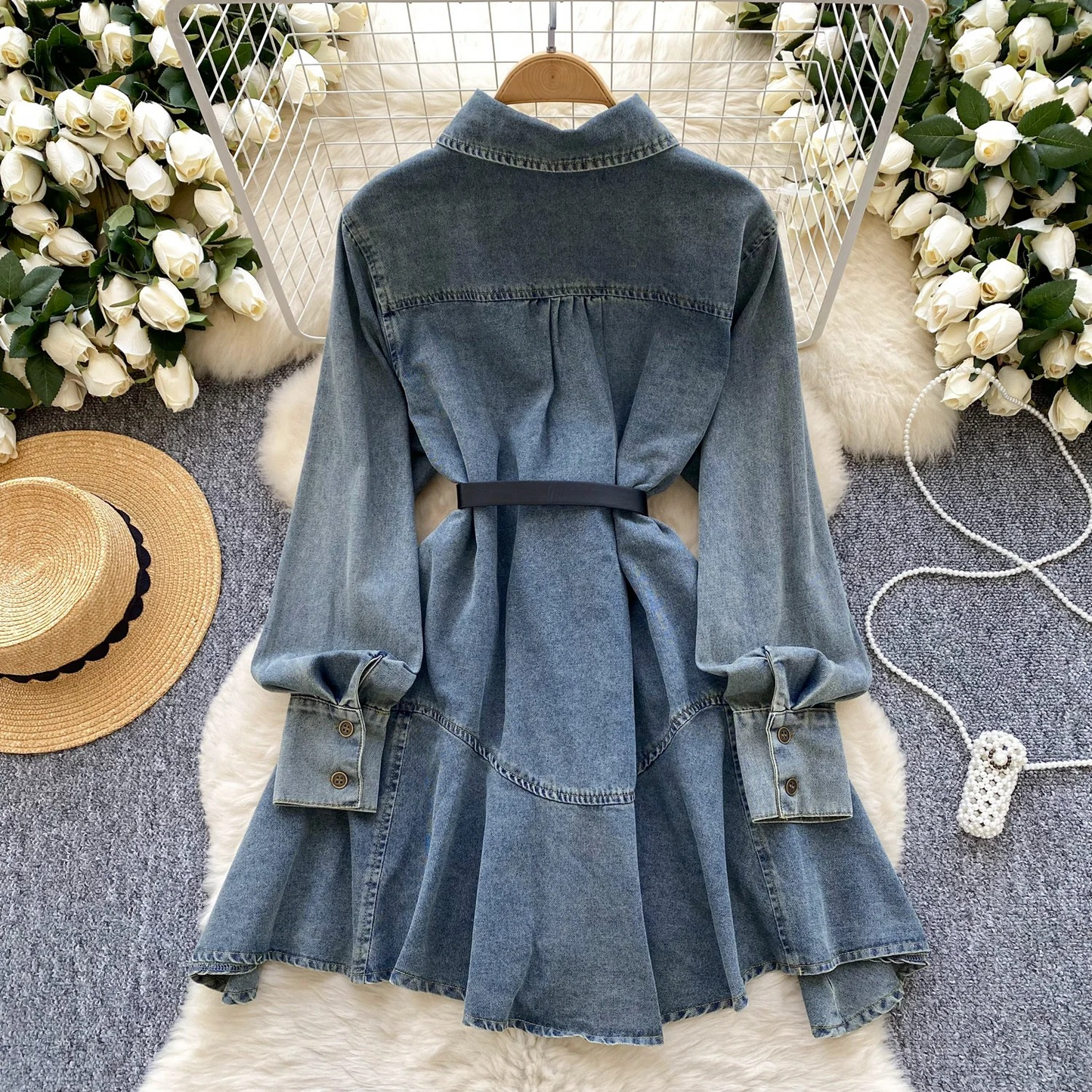 Vestido Feminino Jeans Kendi - 5