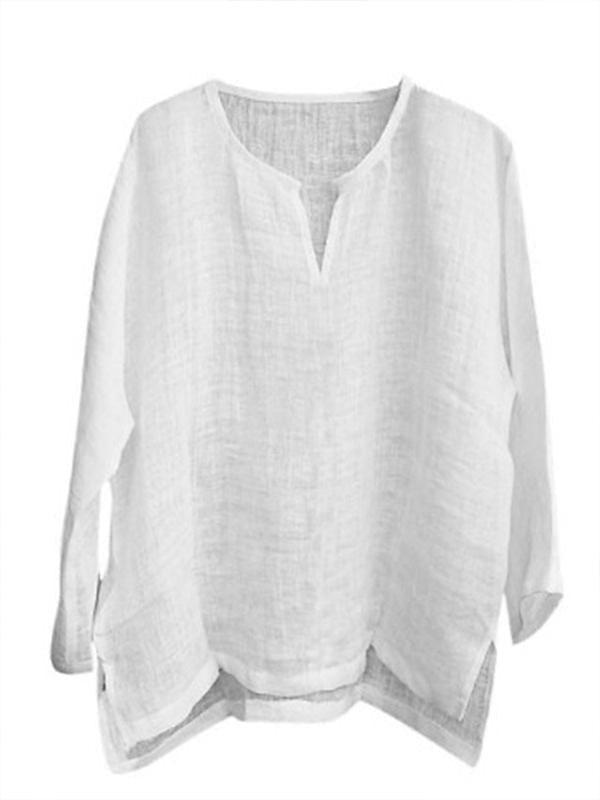 Camisa de Linho para o Verão/Praia