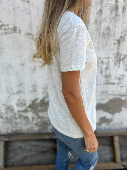 Camiseta casual confortável