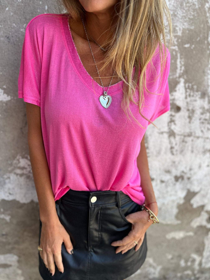 Camiseta confortável e casual