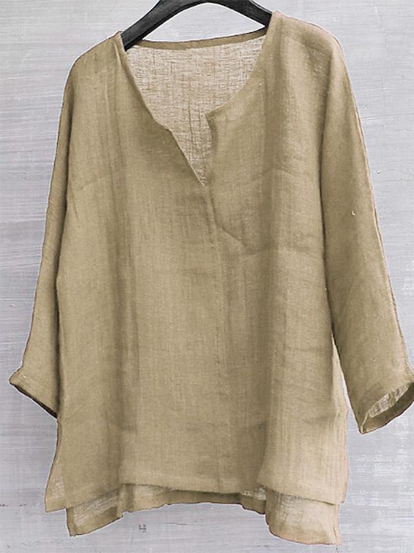 Camisa de Linho para o Verão/Praia