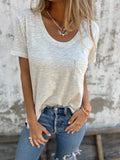 Camiseta casual confortável