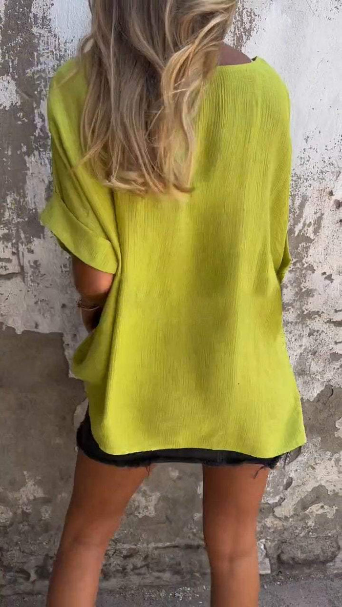 Detalle del Escote en V
