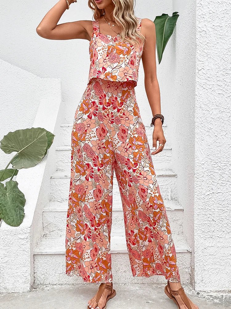 Macacão Feminino Floral Perla