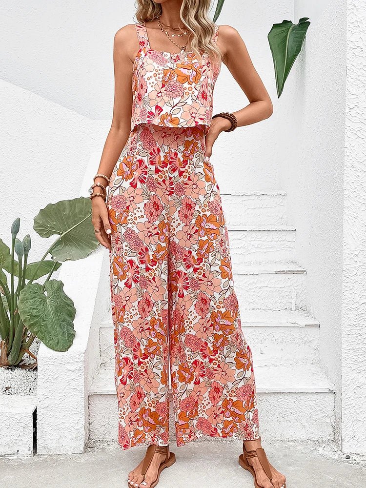 Macacão Feminino Floral Perla