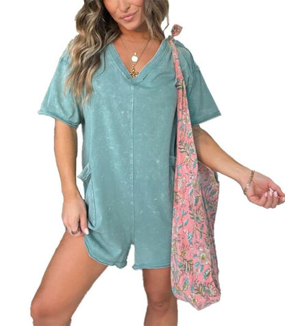 Macacão Feminino Soltinho Lavado Lola
