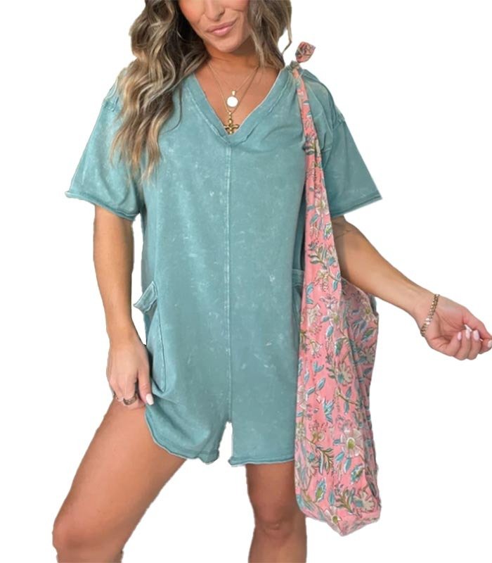 Macacão Feminino Soltinho Lavado Lola