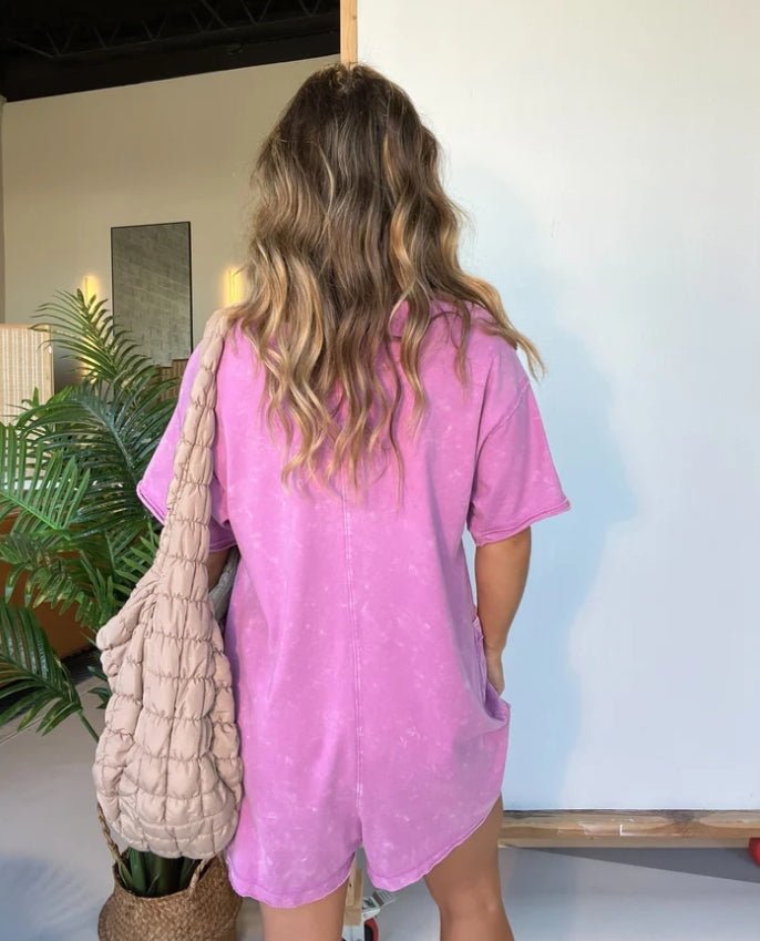 Macacão Feminino Soltinho Lavado Lola