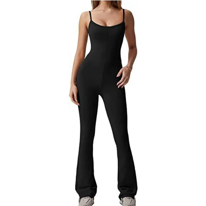 Macacão Legging Barra Flare