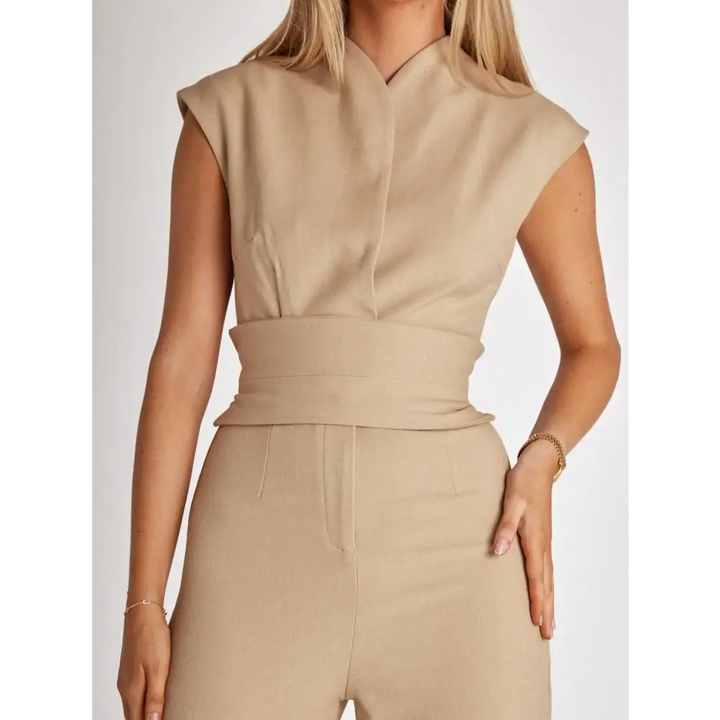 Macacão Sem Manga Laço