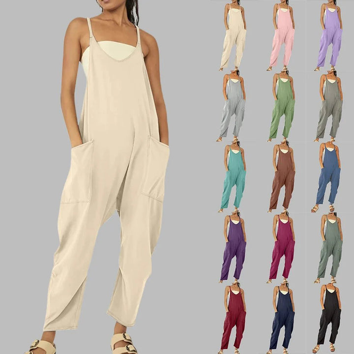 Macacão Feminino Pantacourt com Bolso