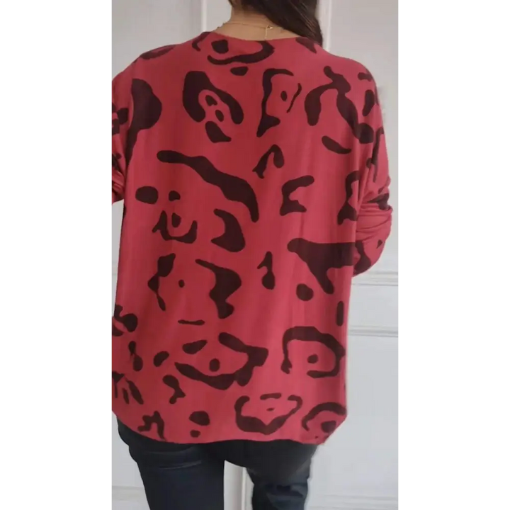 Top Feminino com Gola Redonda e Estampa