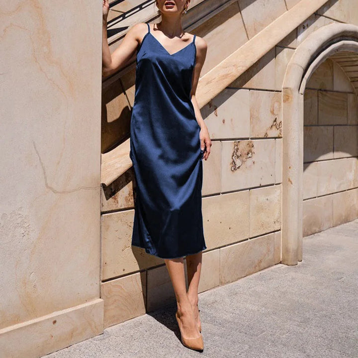 Vestido Acetinado Alcinha Dina