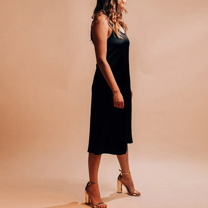 Vestido Acetinado Alcinha Dina