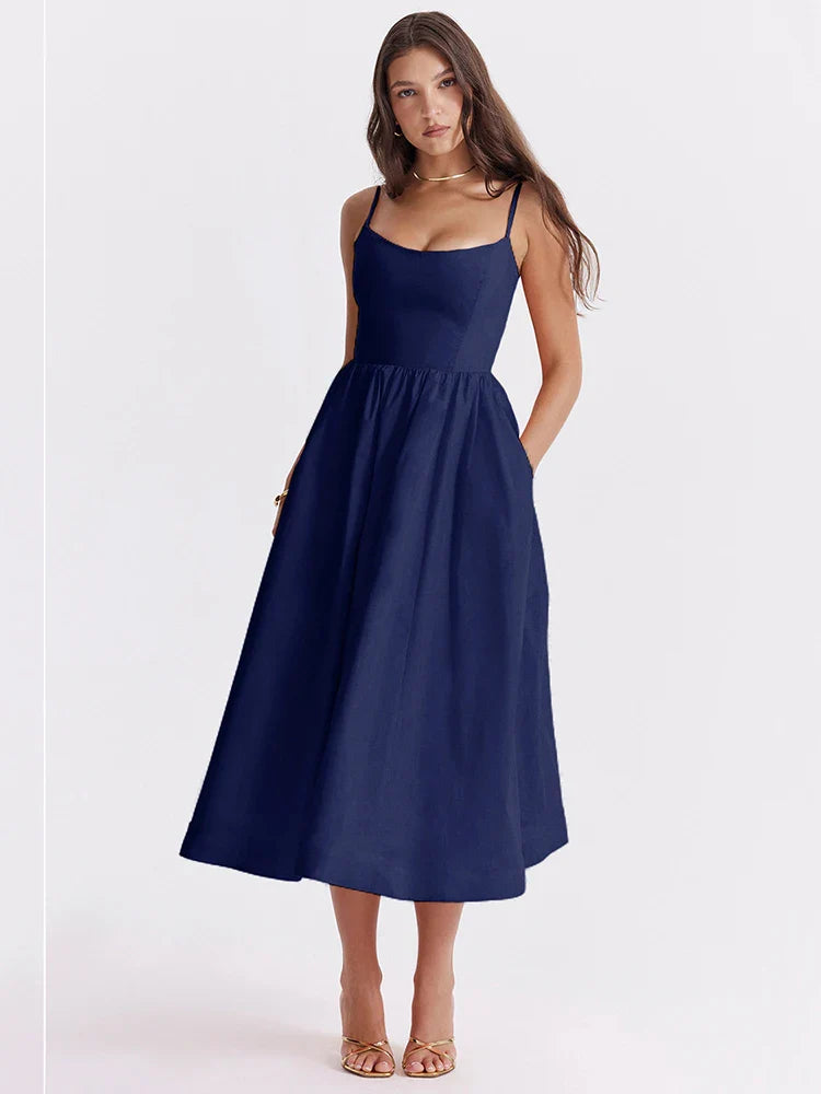 Vestido Corset Midi Princesa Jade - 3