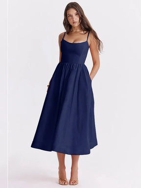 Vestido Corset Midi Princesa Jade