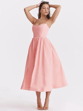 Vestido Corset Midi Princesa Jade