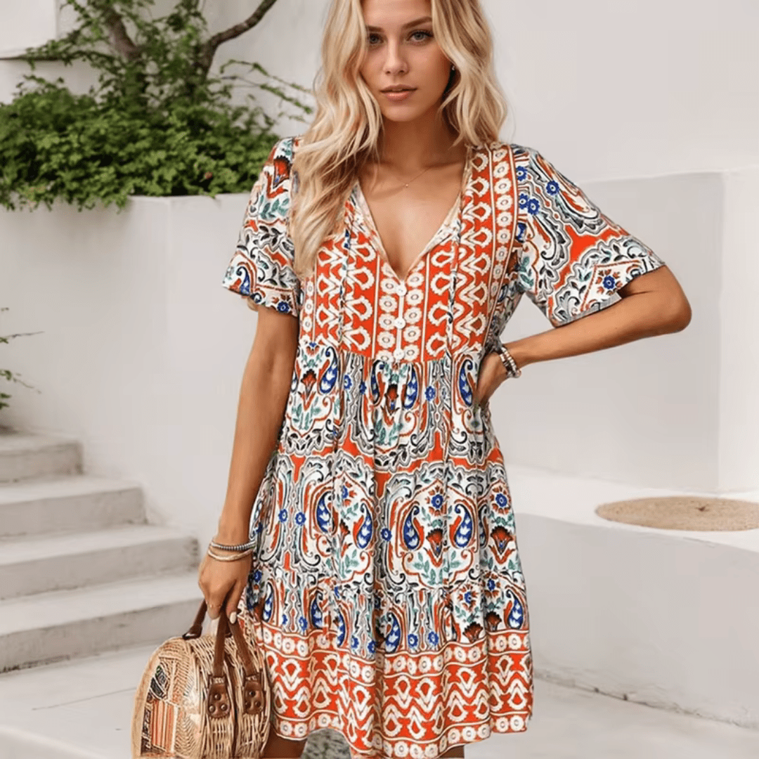 Vestido Estampado Feminino Jane
