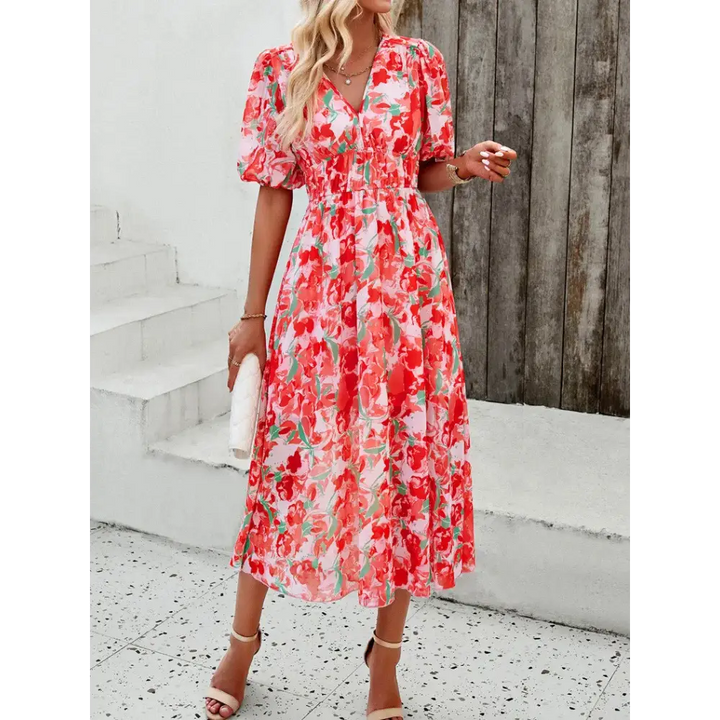 Vestido Estampado Floral Feminino Milena