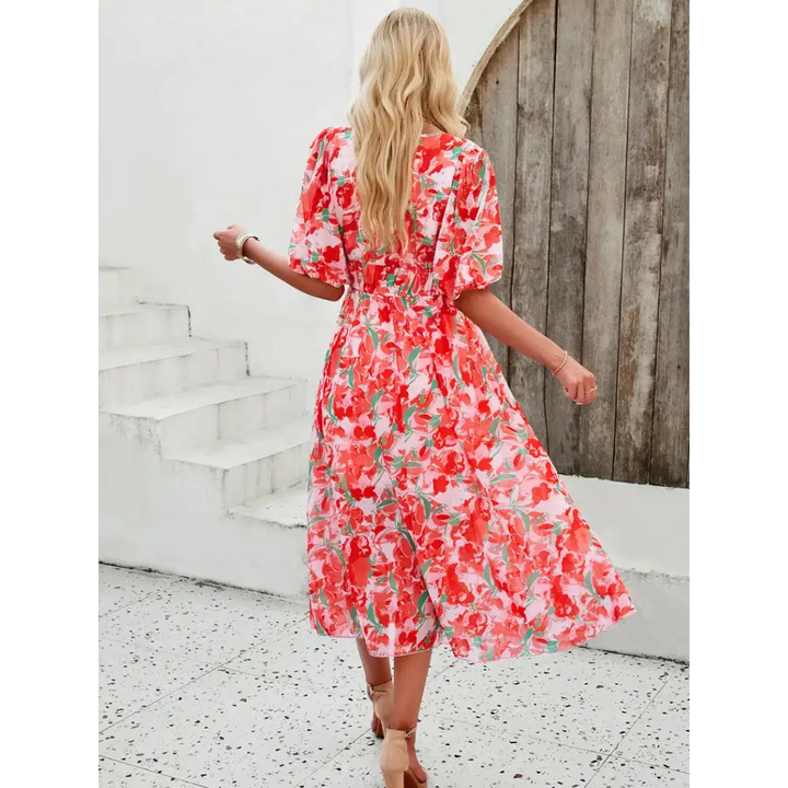 Vestido Estampado Floral Feminino Milena