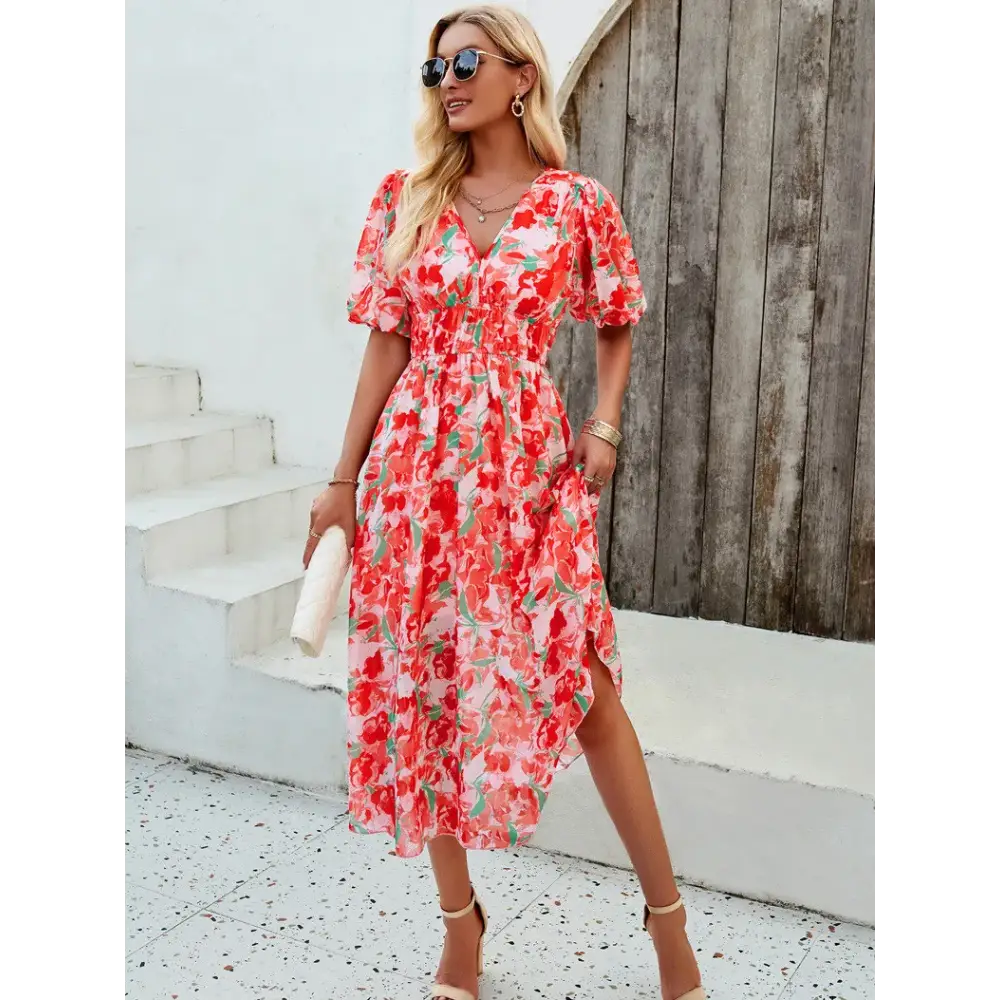 Vestido Estampado Floral Feminino Milena