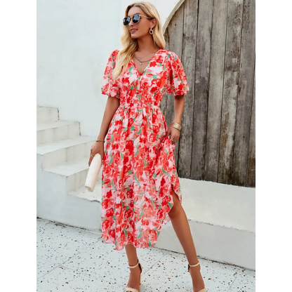 Vestido Estampado Floral Feminino Milena