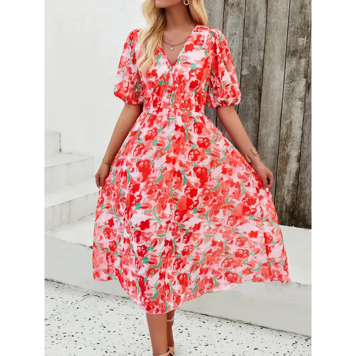 Vestido Estampado Floral Feminino Milena