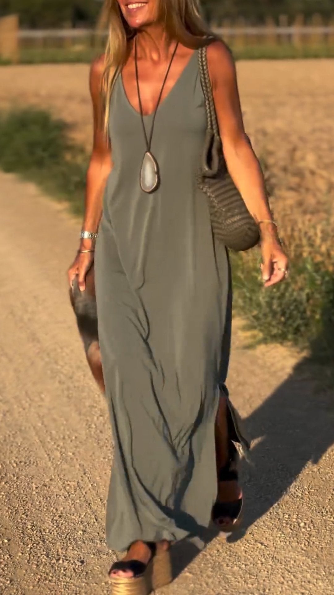 Vestido Feminino Casual Decote em V Brenda - 3