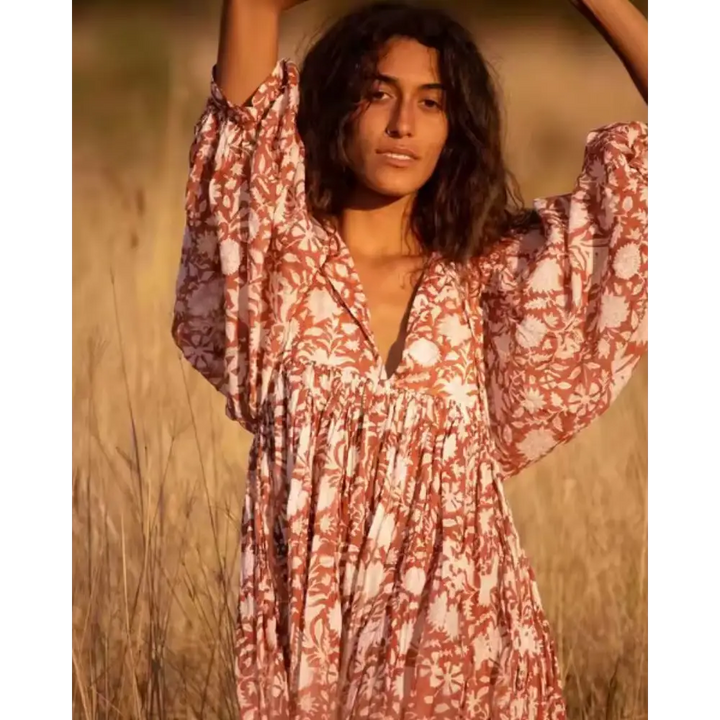 Vestido Feminino Curto Estampado Mari