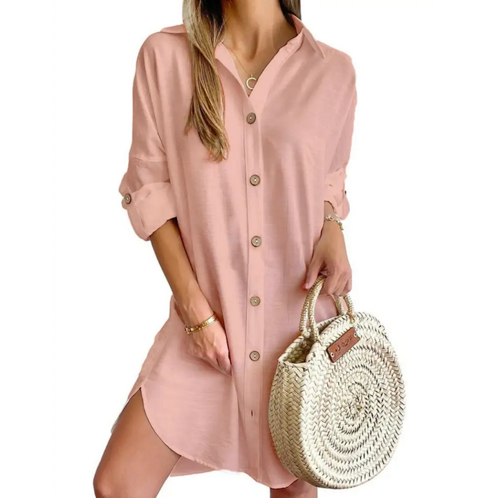 Vestido Feminino de Botão Beatriz