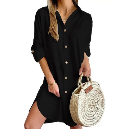 Vestido Feminino de Botão Beatriz
