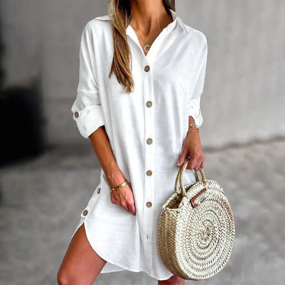 Vestido Feminino de Botão Beatriz