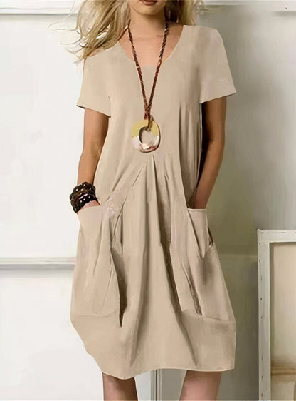 Vestido Gola Redonda Tati - 3