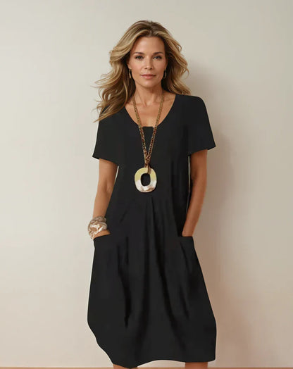 Vestido Gola Redonda Tati - 5