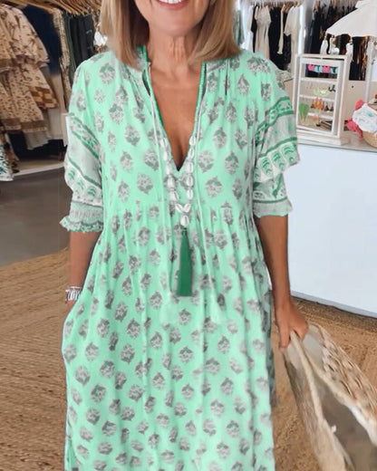 Vestido Manga Mid Karla - 5