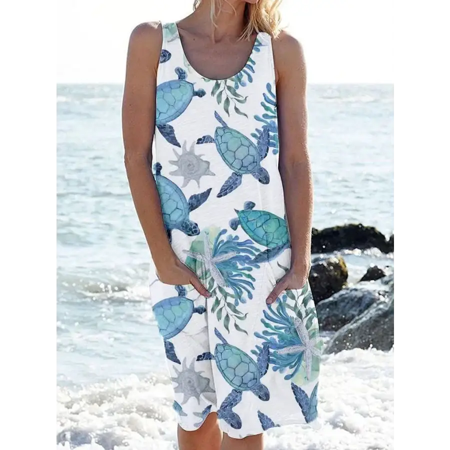 Vestido Feminino Mid Estampado Julie