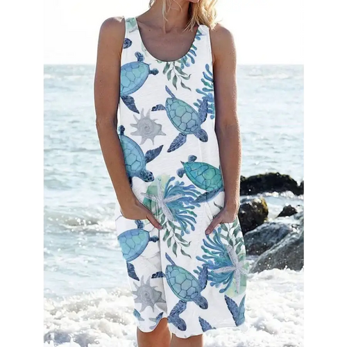 Vestido Feminino Mid Estampado Julie